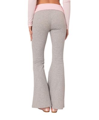 Molly Contrast Flared Leggings