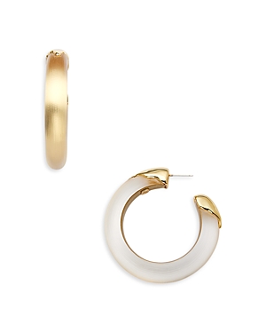 Alexis Bittar Luminos Statement Hoop Earrings In Gold