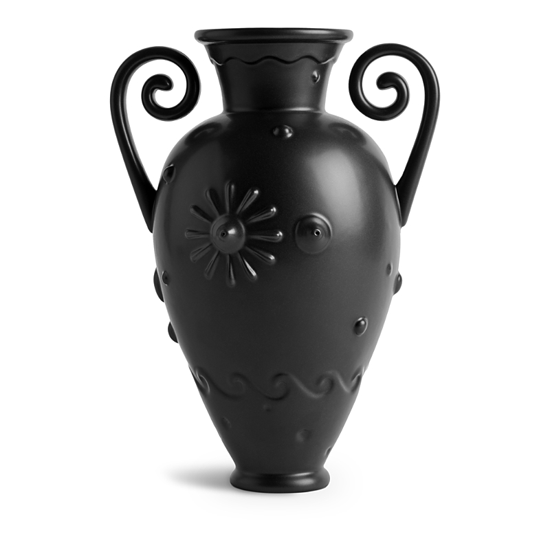 L'objet Pantheon Orpheus Amphora Diffuser Vase In Black