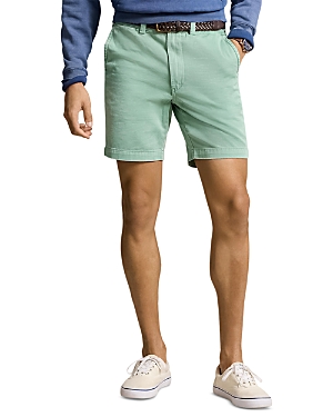 Shop Polo Ralph Lauren Salinger Straight Fit 8 Chino Shorts In Faded Mint