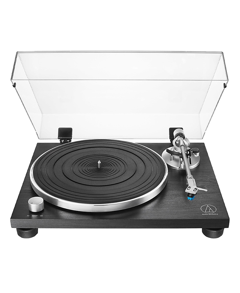 Audio-Technica At-LPW30BKR Fully Manual Belt-Drive Turntable (Black Wood)