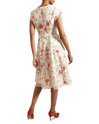 Tia Floral Embroidered Dress