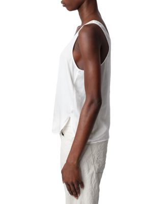 Carys Satin Sleeveless Top