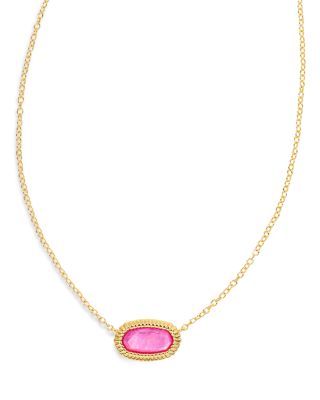 Kendra Scott Elisa Ridge Frame Pendant Necklace, 19