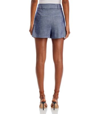 Runo Buttoned Belt Shorts