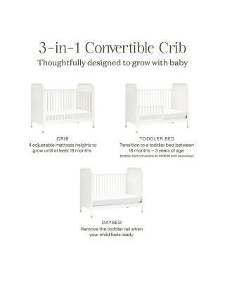 Brimsley Tambour 3 in 1 Convertible Crib