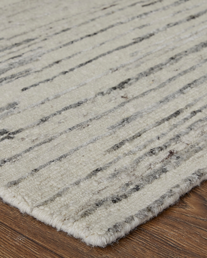 Feizy Brighton Bri69chf Area Rug, 4' X 6' In Ivory/gray
