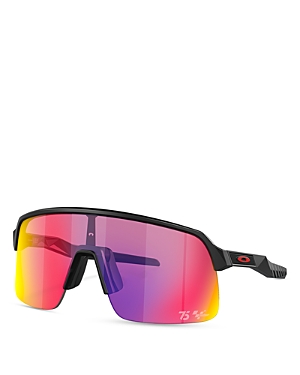 Shop Oakley Sutro Lite Rectangular Shield Sunglasses, 139mm In Black/multi Gradient