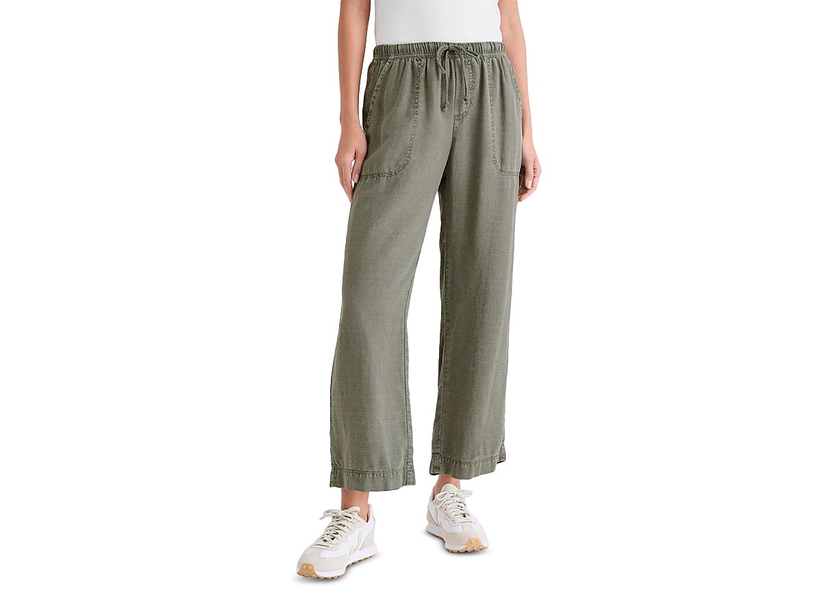 Splendid Angie Cropped Wide Leg Pants