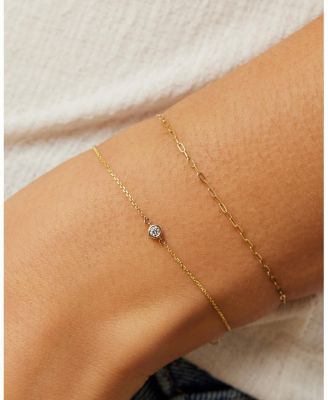 10K Gold Bracelet Set