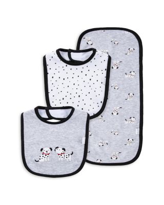 Little Me - Boys' Dalmatian Bib & Burp Cloth Set - Baby