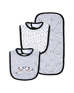 Little Me Boys' Dalmatian Bib & Burp Cloth Set - Baby