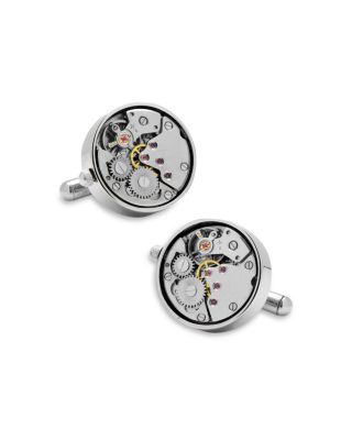 Cufflinks Inc - Silver-Tone Watch Movement Cufflinks