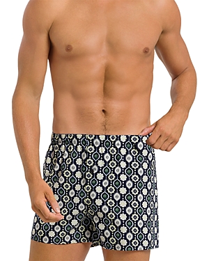 Hanro Fancy Woven Boxers In Stitched M