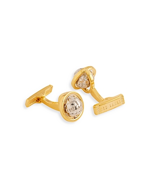 Shop Ted Baker Globe Cuff Links In Gold