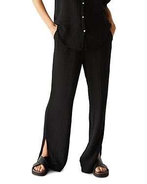 Shop Michael Stars Jovi Gauze Pants In Black