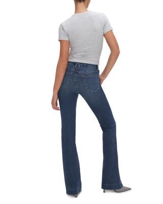 Good Legs High Rise Flare Jeans in B004