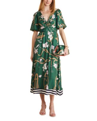 green derby dress Boden Women's Marcia Jersey Shirt Dress in Green main image 0