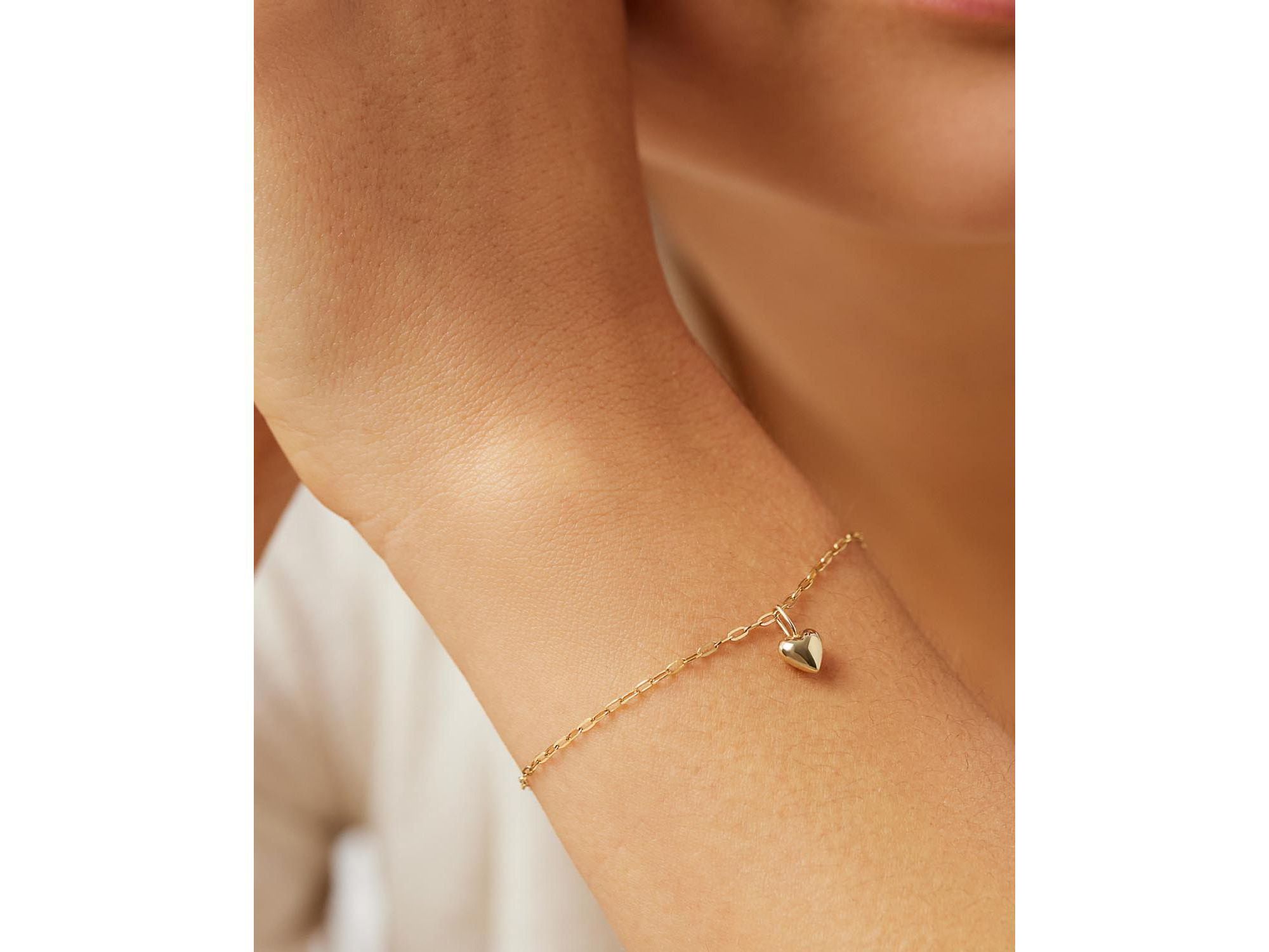 10K Heart Bracelet — Image 5