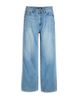Girls' Brooklyn High Waisted Jeans in Light Wash - Big Kid