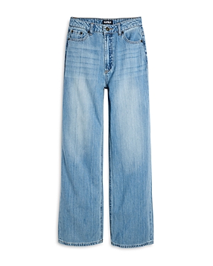 Katiejnyc Girls' Tween Brooklyn High Waisted Jeans In Light Wash - Big Kid In Light Wash Denim