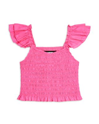 Girls' Joanna Smocked Crop Top - Big Kid