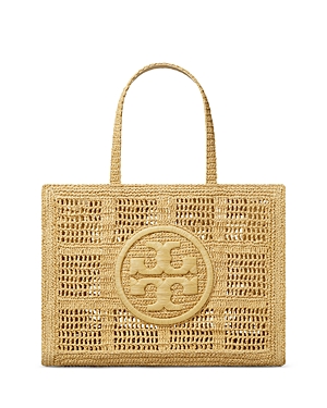 Tory Burch Large Ella Hand Crocheted Tote In Natural