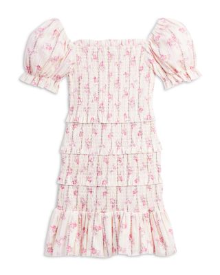 Girls' Laila Floral Smocked Dress - Big Kid