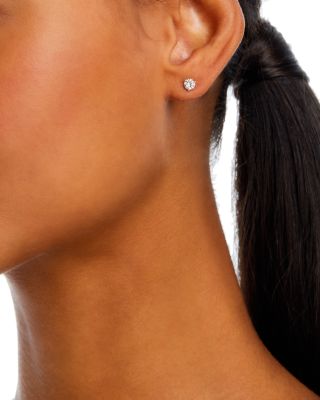 Diamond Stud Earrings in 14K Yellow Gold, 0.60 tcw