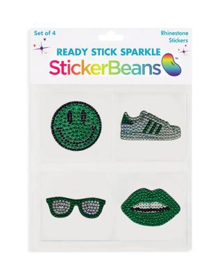 StickerBeans - Green Stickers, Set of 4