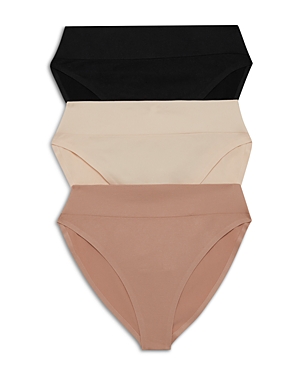 Honeydew Devin Bikini, Pack Of 3 In Black/seashell