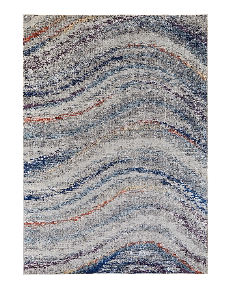 Shop Feizy Edgemont Edg39inf Area Rug, 6'7 X 9'6 In Blue/gray