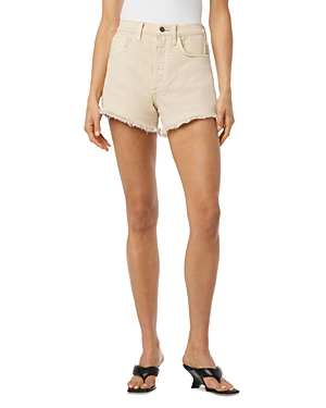 Joe's Jeans The Alex High Rise Denim Shorts In Milk In Safari