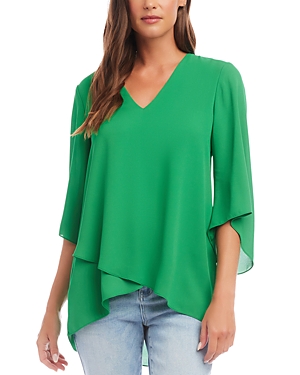 KAREN KANE ASYMMETRIC HIGH/LOW TOP