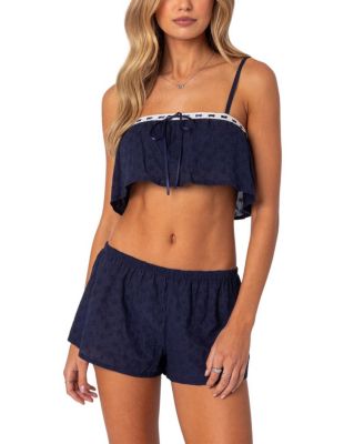 Edikted - Edan Eyelet Crop Top