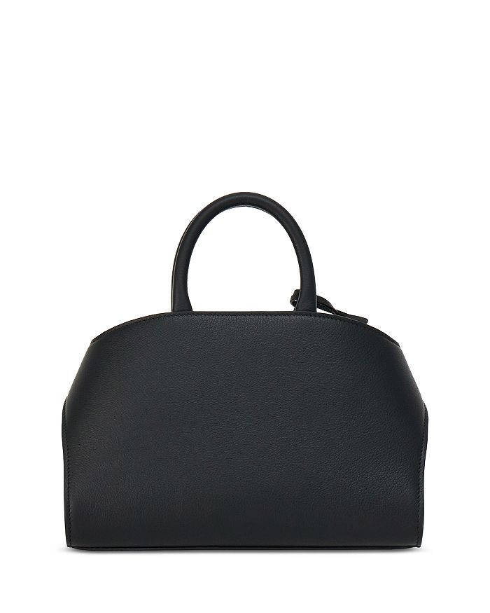 Shop Ferragamo Hug Soft Mini Leather Crossbody In Nero