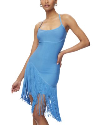 Herve Leger Zoe Fringe Dress