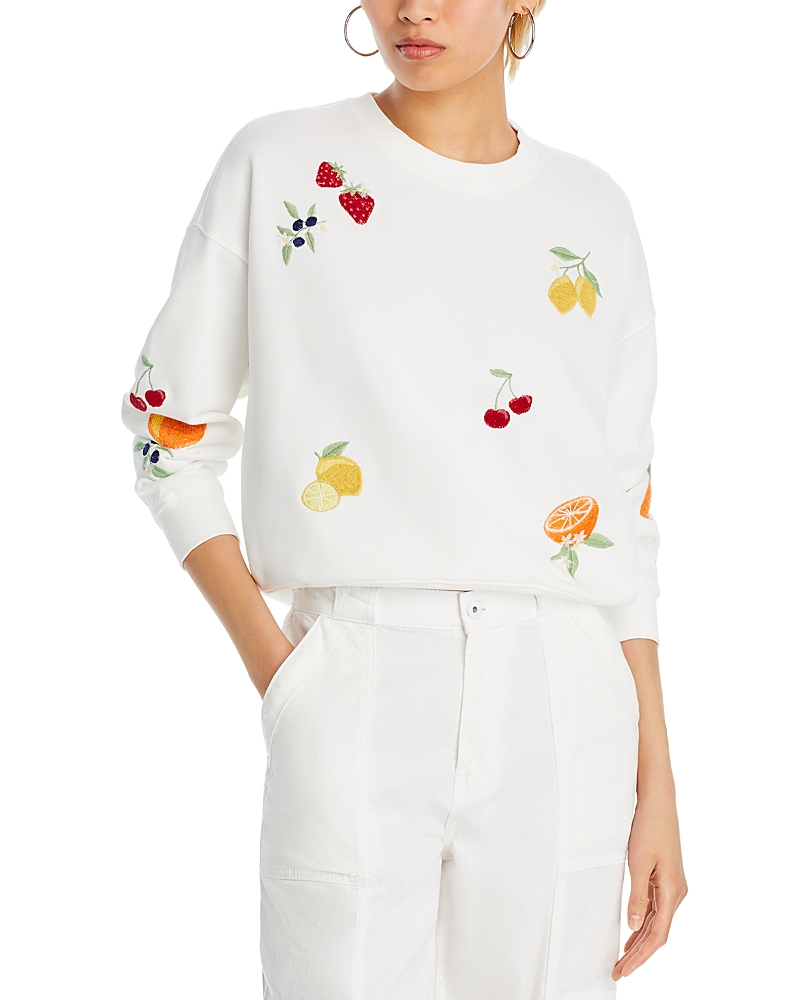Aqua Fruit Embroidered Sweatshirt - Exclusive