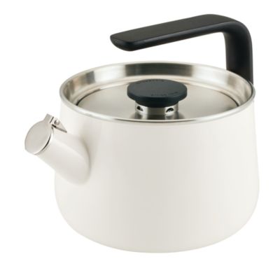 Enameled Steel Induction 2 Qt Whistling Tea Kettle