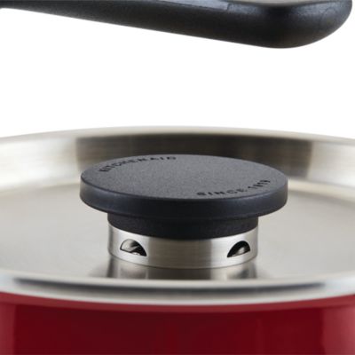 Enameled Steel Induction 2 Qt Whistling Tea Kettle