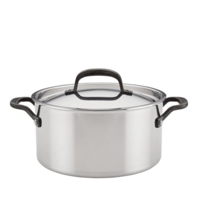 KitchenAid - 5 Ply Stainless Steel 6 Qt Stockpot