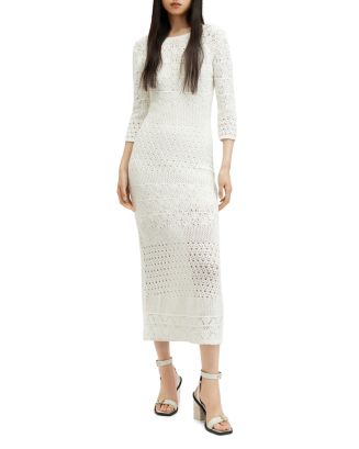 all saints crochet dress ALLSAINTS Briar Midi This midi hanky hem T ALLSAINTS Corrs Crochet Maxi Dress
