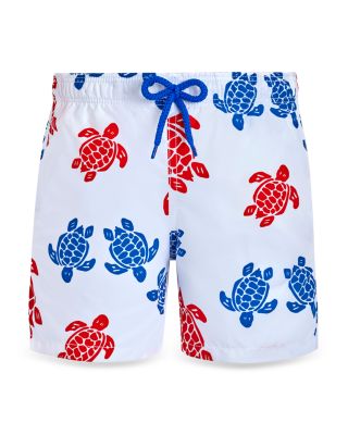 Vilebrequin - Boys' Jim Jim Multi Color Turtle Swim Trunks - Little Kid, Big Kid