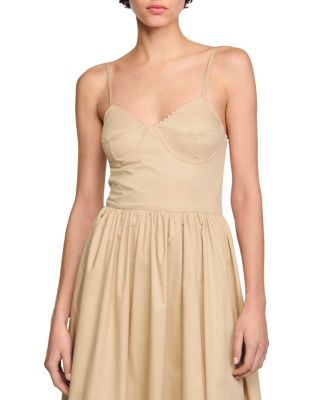 white christmas dresses WeWoreWhat Corset Pleated Midi Dress main image 0