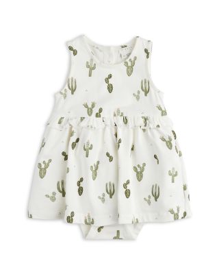 FIRSTS by petit lem - Girls' Cactus Print Bodysuit Dress - Baby