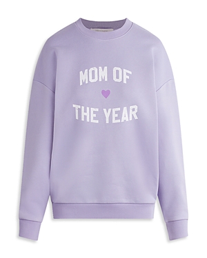 Shop Favorite Daughter Mom Of The Year Sweatshirt In Lavender