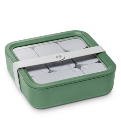 10 Cup Nonstick Square Glass Food Container