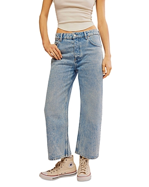 Free People Deep Trance Dropped Boyfriend Jeans In Sweet Dreams In Sweet Dreams