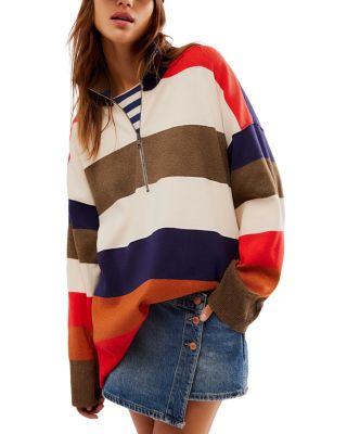 Free People - Coastal Stripe Pullover