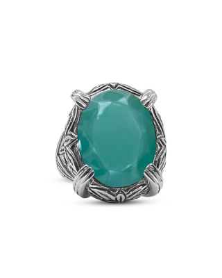 Stephen Dweck Garden of Stephen Green Agate Triplet Ring